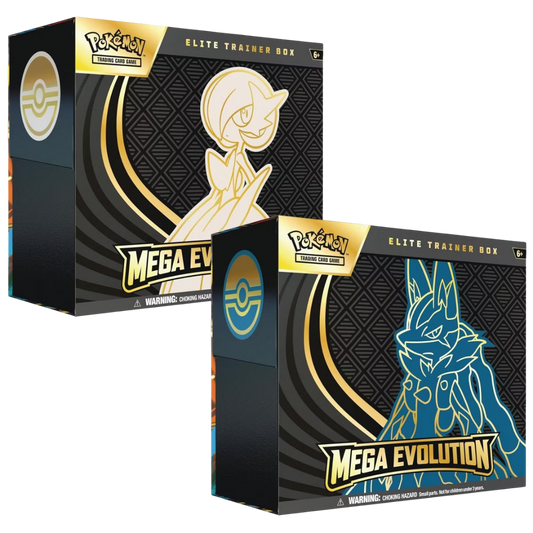 Pokémon TCG: Mega Evolution Elite Trainer Box Combo - 1 Gardevoir ETB + 1 Lucario ETB
