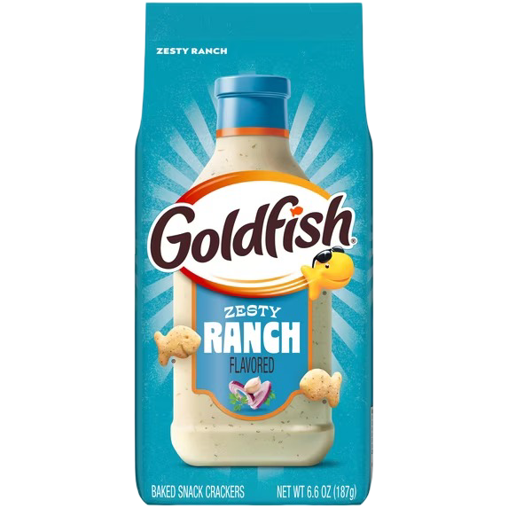 Goldfish Zesty Ranch Flavored Crackers, 6.6 oz