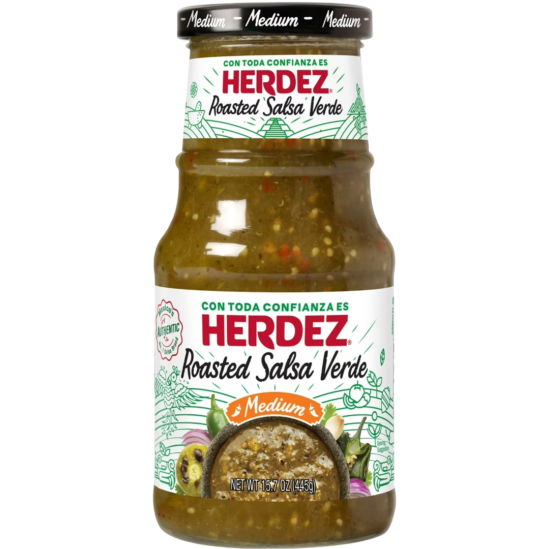 HERDEZ Roasted Salsa Verde Medium, 15.7 oz