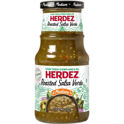 HERDEZ Roasted Salsa Verde Medium, 15.7 oz