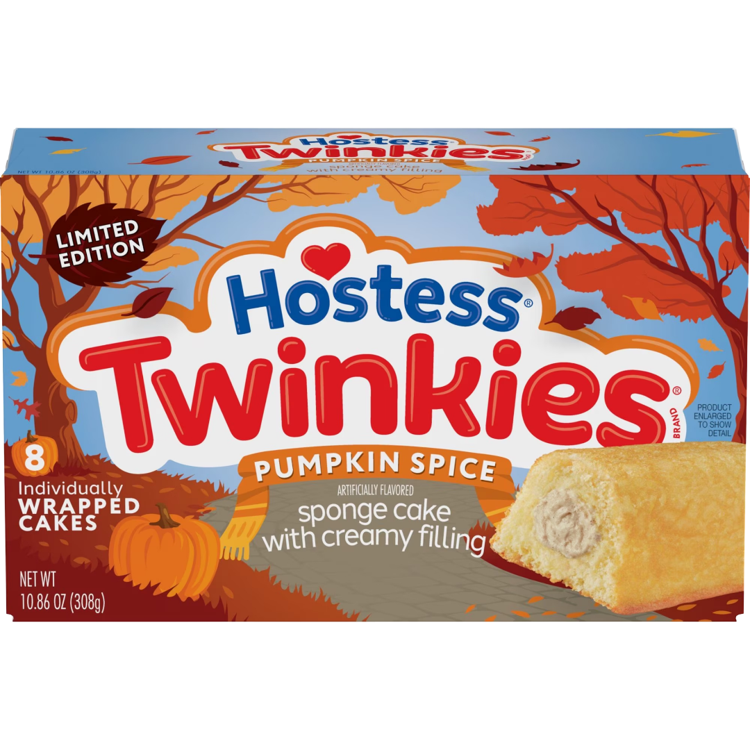 Hostess Twinkies Pumpkin Spice Flavored Limited Edition, 10.86 oz