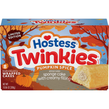 Hostess Twinkies Pumpkin Spice Flavored Limited Edition, 10.86 oz