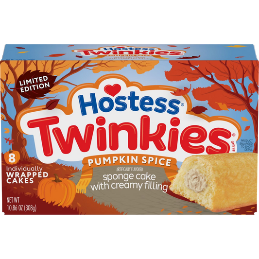 Hostess Twinkies Pumpkin Spice Flavored Limited Edition, 10.86 oz