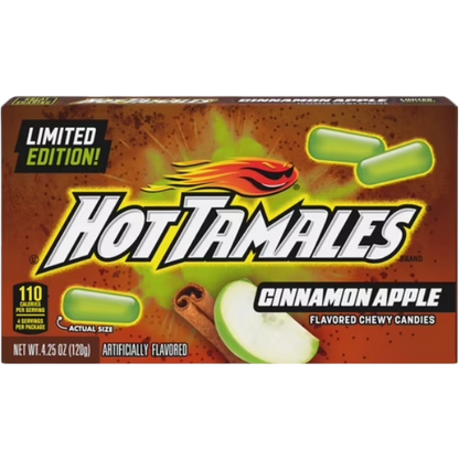 HOT TAMALES Cinnamon Apple Limited Edition, 4.25 oz