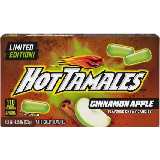 HOT TAMALES Cinnamon Apple Limited Edition, 4.25 oz