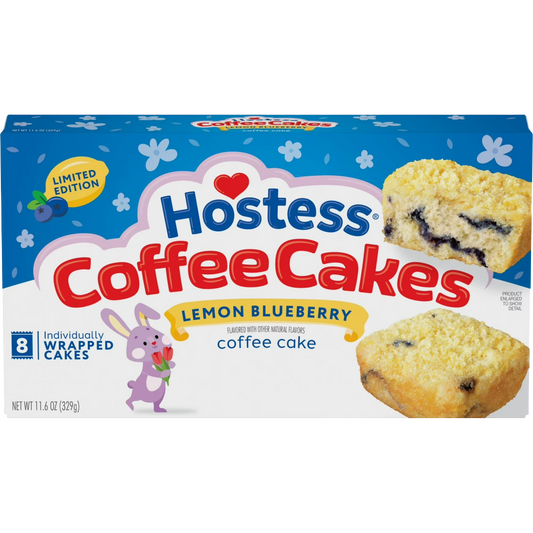 Hostess Coffee Cakes Lemon Blueberry, 11.6 oz