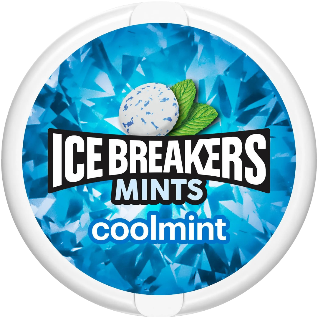 Ice Breakers Cool Mint Sugar Free Mints, 1.5oz