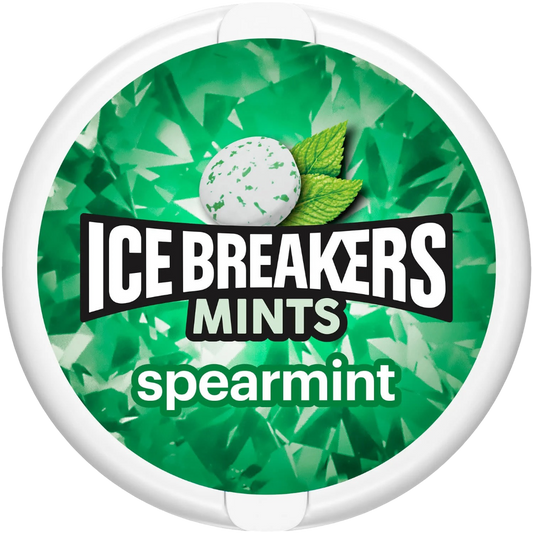 Ice Breakers Spearmint Sugar Free Mints, 1.5oz