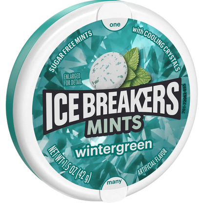 Ice Breakers Wintergreen Sugar Free Mints, 1.5oz