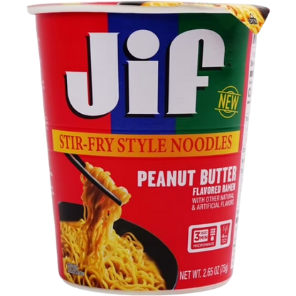 JIF Peanut Butter Instant Ramen Stir-Fry Style Noodles, 2.65 oz