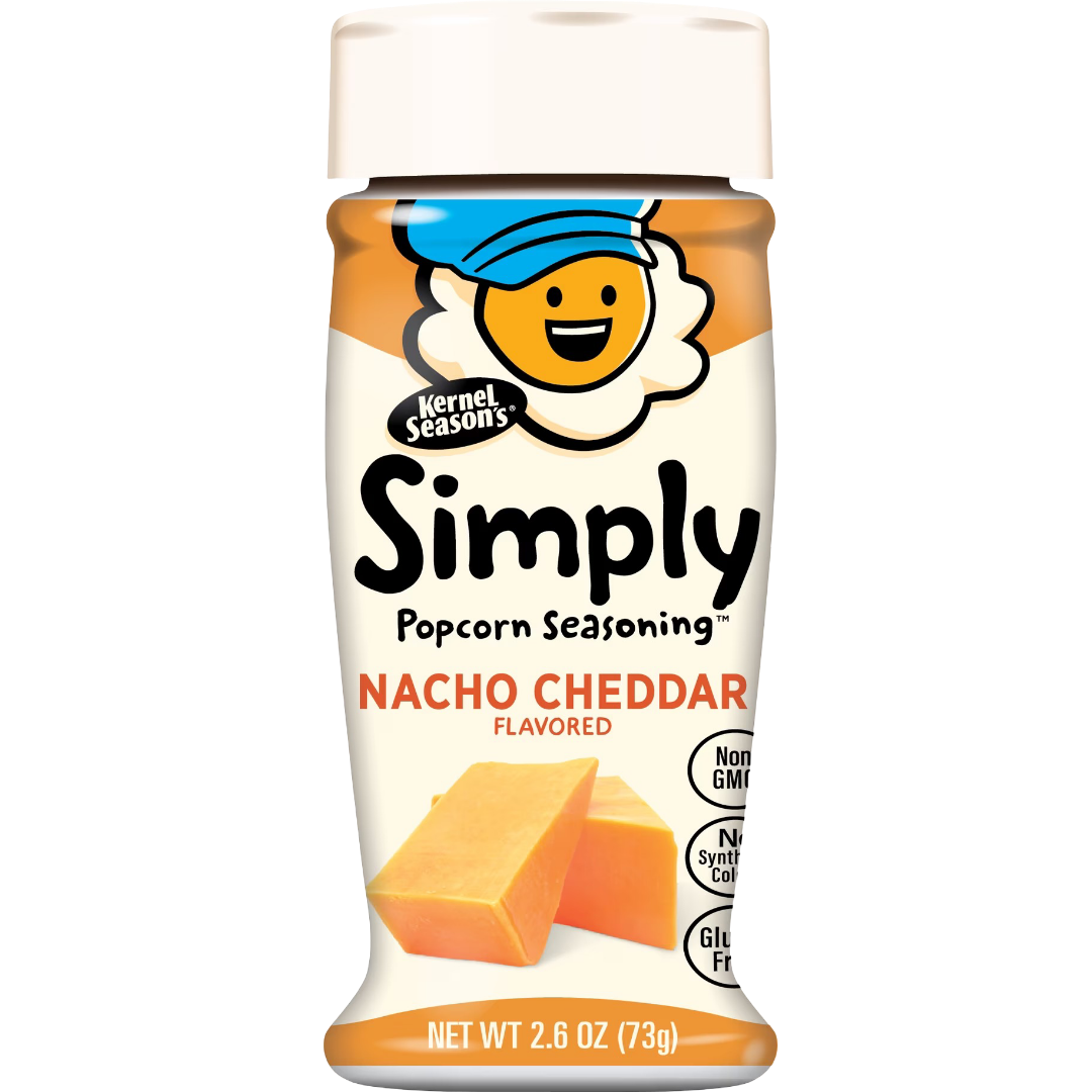 Kernel Season's Gourmet Blends, Aged Sharp Cheddar Flavor Simply Popcorn Seasoning, 2.6oz