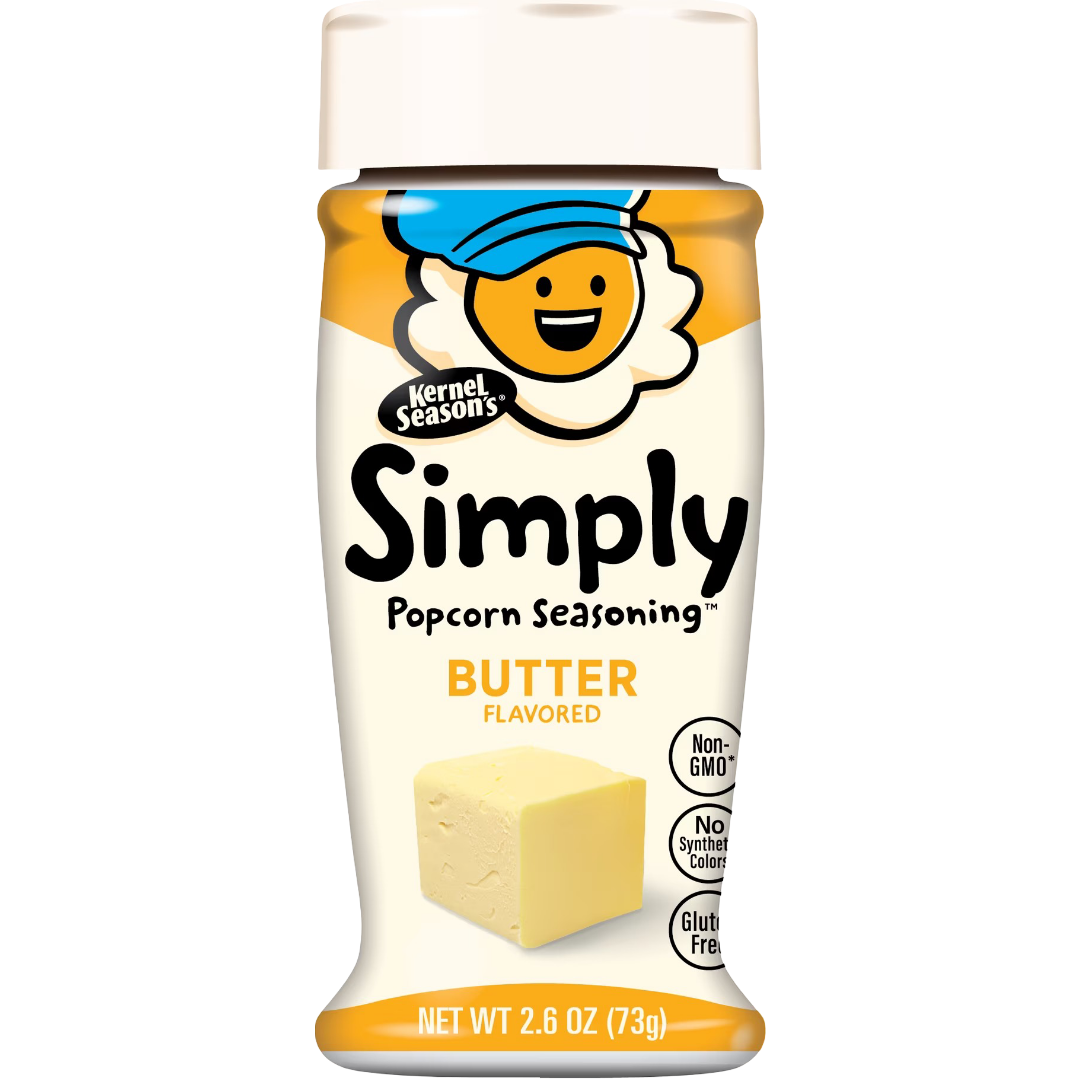 Kernel Season's Gourmet Blends, Butter Flavor Simply Popcorn Seasoning, 2.6 oz