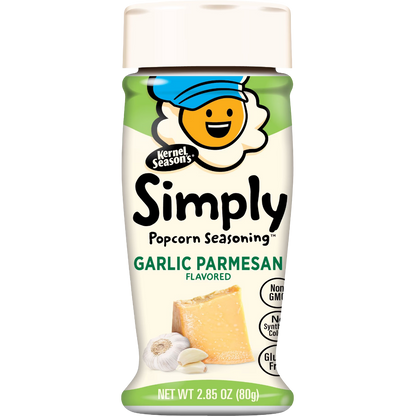 Kernel Season's Gourmet Blends Garlic Parmesan Simply Popcorn Seasoning, 2.85 oz