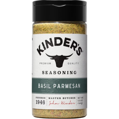 Kinder's Basil Parmesan Seasoning Blend with Garlic & Sea Salt, 5.8 oz