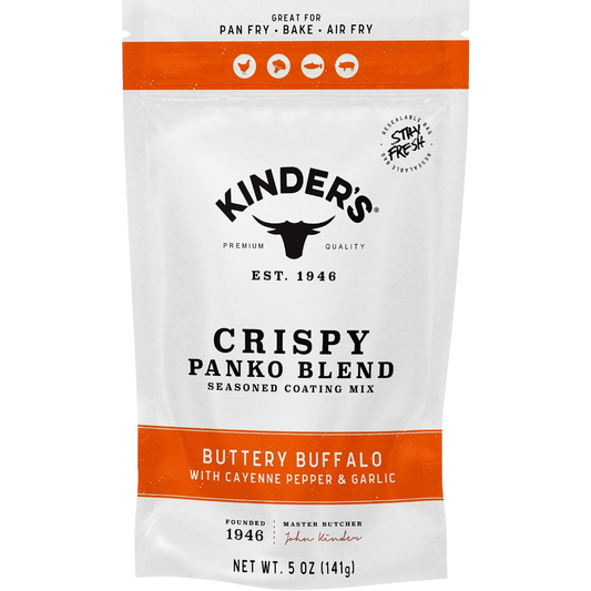 Kinder's Buttery Buffalo Seasoned Panko Bread Crumb Coating Mix, 5oz