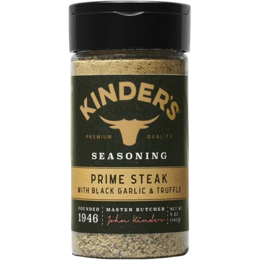 Kinder's Prime Steak with Black Garlic & Truffle Rub/Seasoning, 5oz