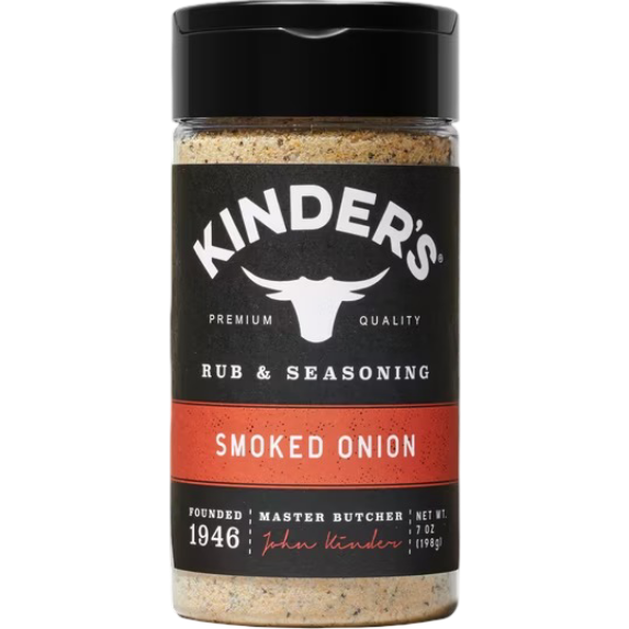 Kinder's Smoked Onion Rub & Seasoning for Grilling, 7 oz