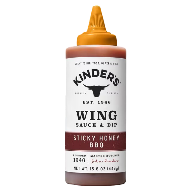 Kinder's Sticky Honey BBQ Wing Sauce, 15.8oz