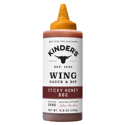 Kinder's Sticky Honey BBQ Wing Sauce, 15.8oz