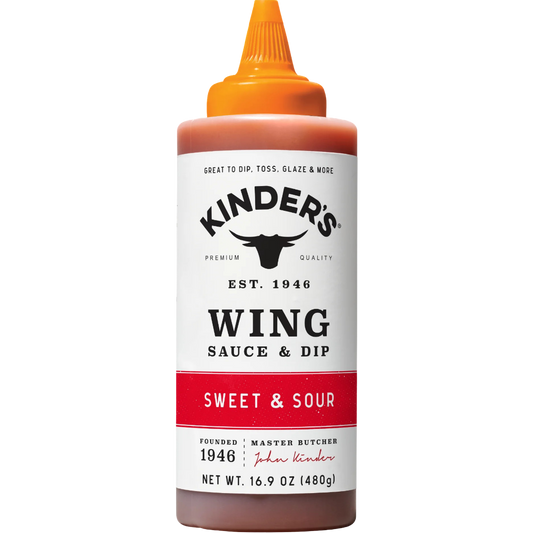 Kinder's Sweet and Sour Wing Sauce and Dip, 16.9oz