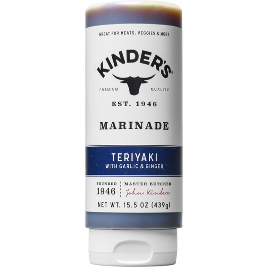 Kinder's Teriyaki Marinade with Garlic & Ginger, 15.5oz
