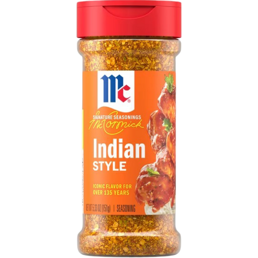 McCormick Indian Style Seasoning, 5.33 oz