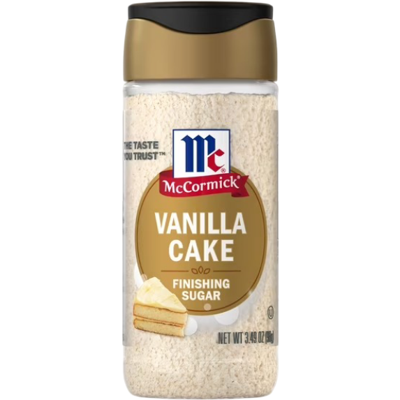 McCormick Vanilla Cake Finishing Sugar, 3.49 oz