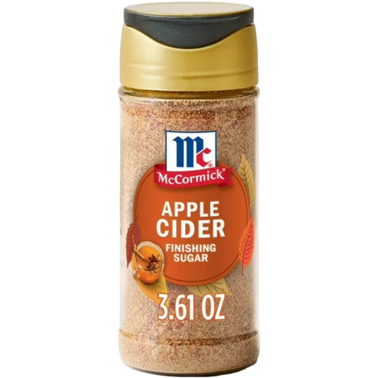 McCormick Apple Cider Finishing Sugar, 3.61oz