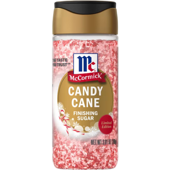 McCormick Candy Cane Finishing Sugar, 3.81 oz
