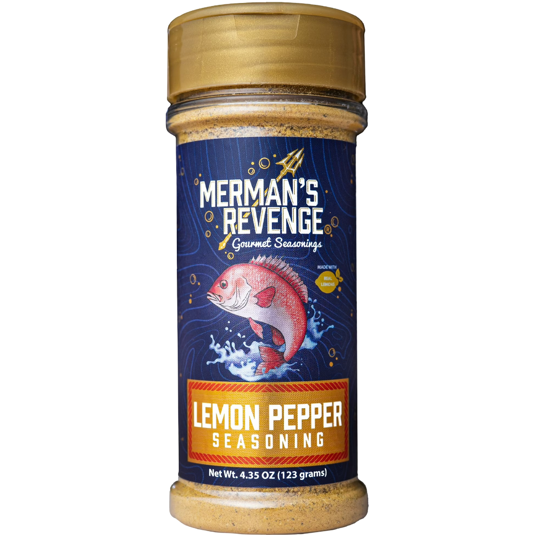 Merman’s Revenge Lemon Pepper Gourmet Seasoning, 4.35 oz