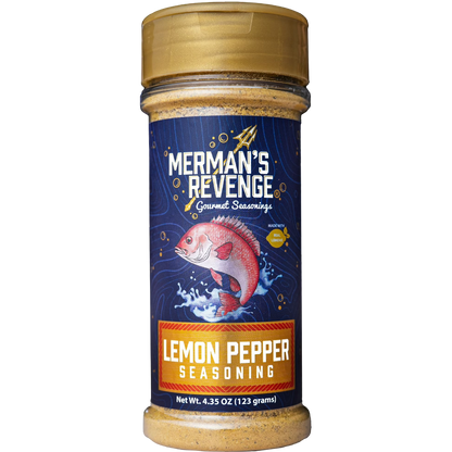 Merman’s Revenge Lemon Pepper Gourmet Seasoning, 4.35 oz