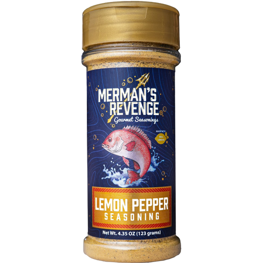 Merman’s Revenge Lemon Pepper Gourmet Seasoning, 4.35 oz