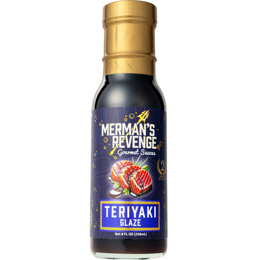 Merman's Revenge Teriyaki Glaze Cooking Sauce, 8 fl oz