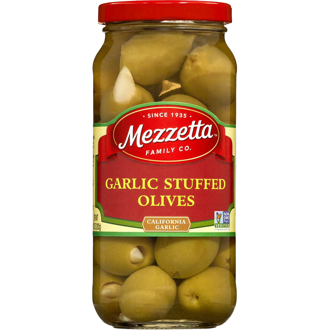 Mezzetta Garlic Stuffed Olives, 10 fl oz