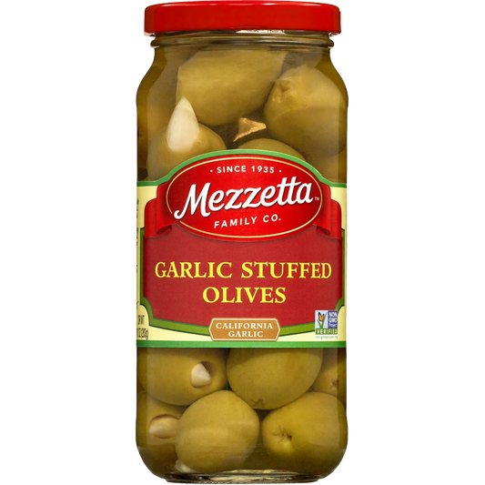 Mezzetta Garlic Stuffed Olives, 10 fl oz