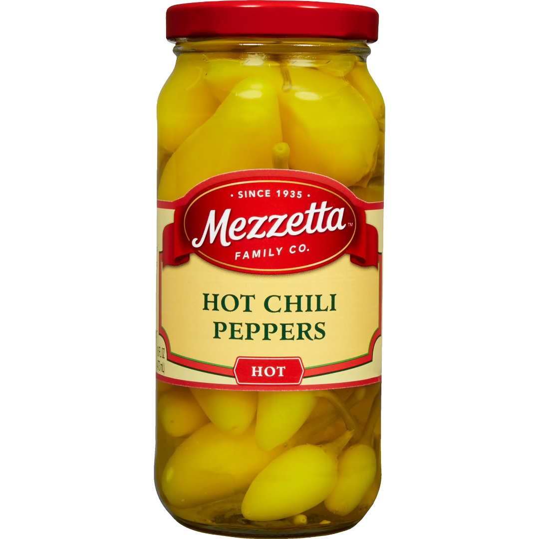 Mezzetta Hot Chili Peppers, 16 fl oz
