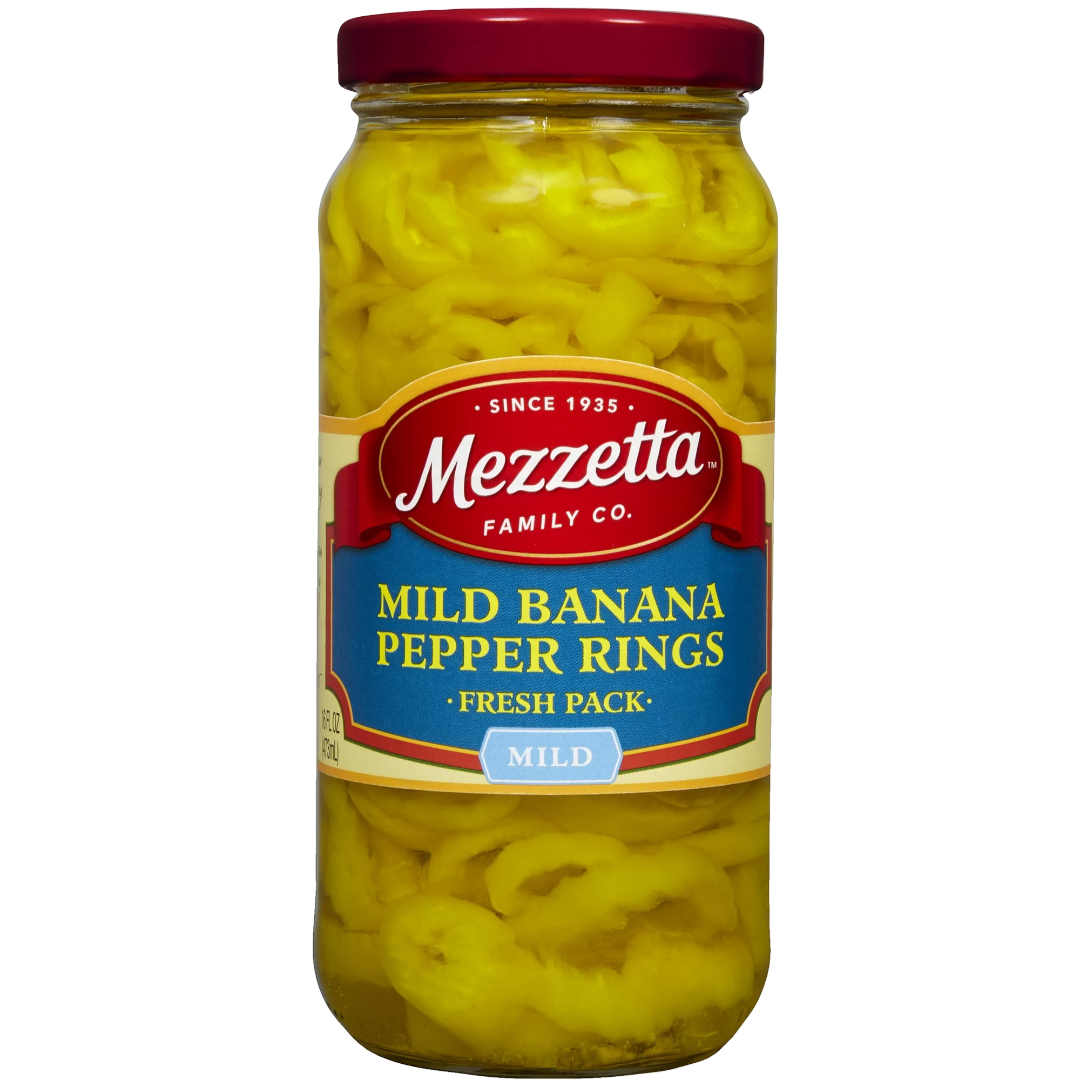 Mezzetta Mild Banana Pepper Rings, 16 fl oz