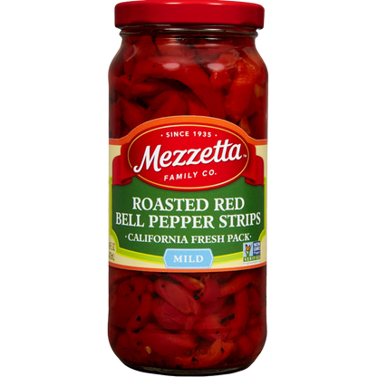 Mezzetta Roasted Red Bell Pepper Strips 16 fl oz