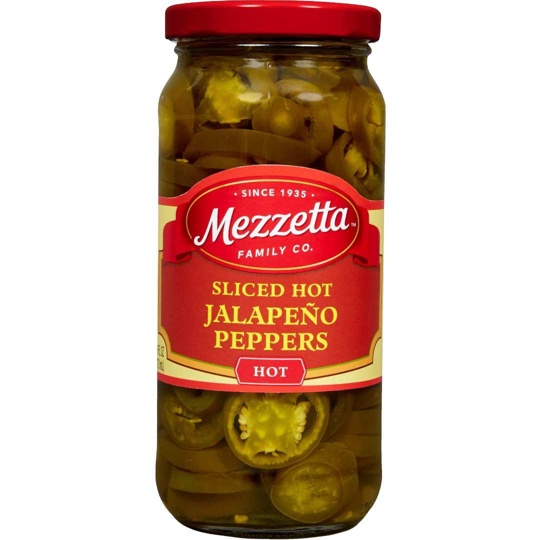 Mezzetta Sliced Hot Jalapeno Peppers 16 fl oz
