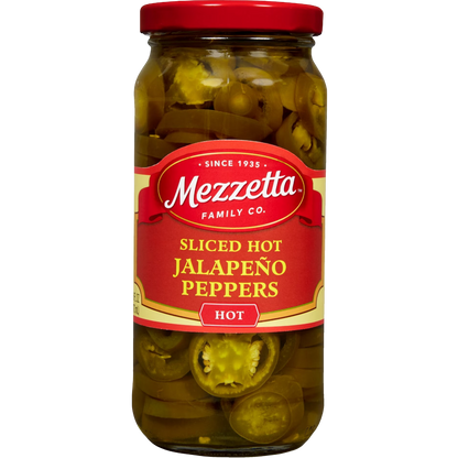 Mezzetta Sliced Hot Jalapeno Peppers 16 fl oz