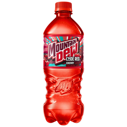 Mountain Dew Code Red Cherry Soda, 20 fl oz