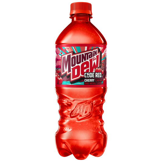 Mountain Dew Code Red Cherry Soda, 20 fl oz