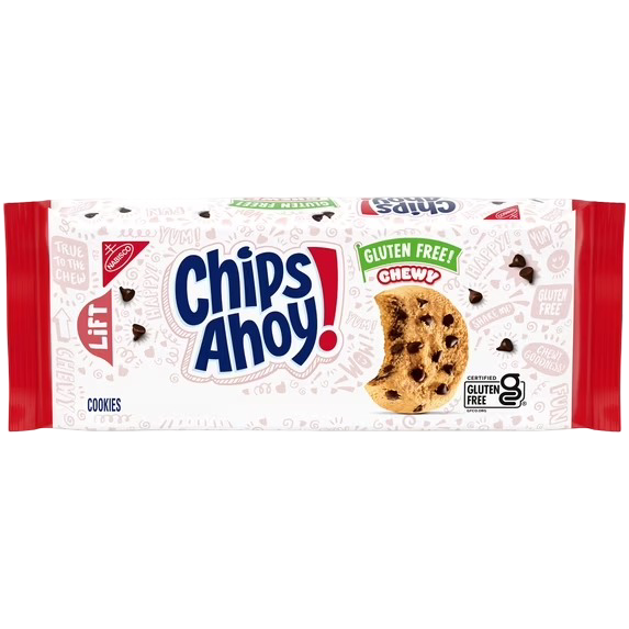 CHIPS AHOY! Chewy Gluten Free Fudgy Chocolate Chip Cookies, 9.75 oz