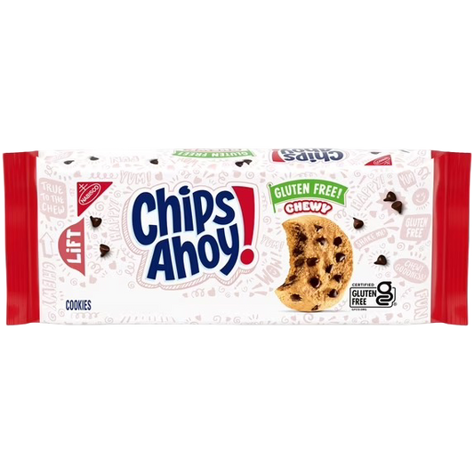 CHIPS AHOY! Chewy Gluten Free Fudgy Chocolate Chip Cookies, 9.75 oz