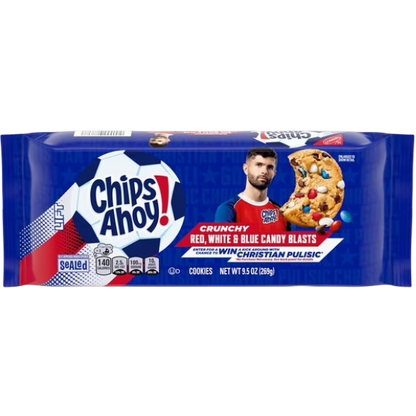 CHIPS AHOY! Chewy Red, White, and Blue Candy Blasts Cookies, 9.5 oz