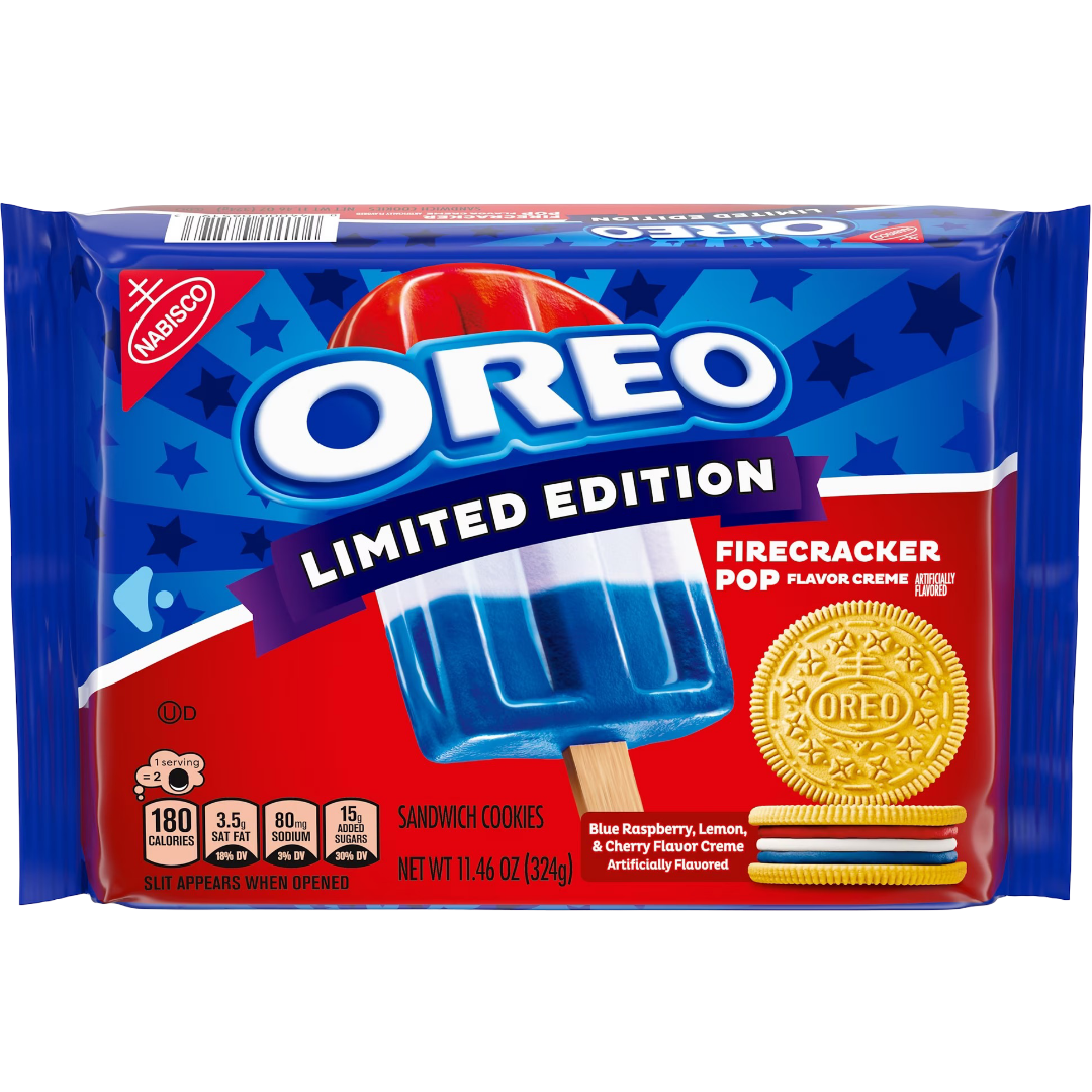 Oreo Firecracker Pop Sandwich Cookies, 11.46 oz