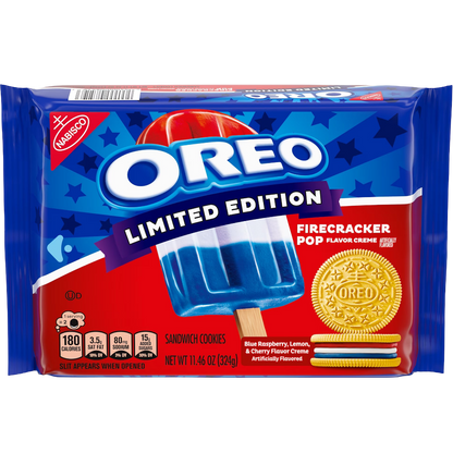 Oreo Firecracker Pop Sandwich Cookies, 11.46 oz