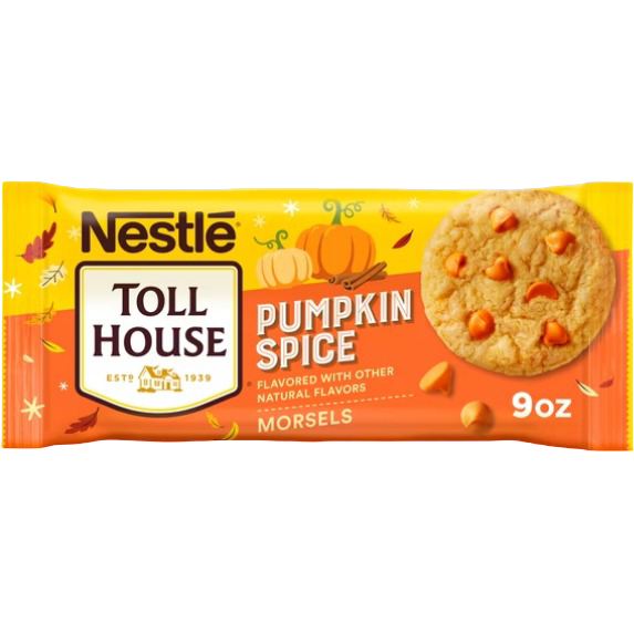Nestle Toll House Pumpkin Spice Regular Baking Chips Morsels, 9 oz