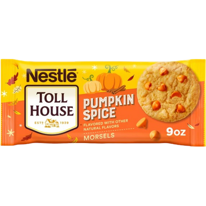 Nestle Toll House Pumpkin Spice Regular Baking Chips Morsels, 9 oz