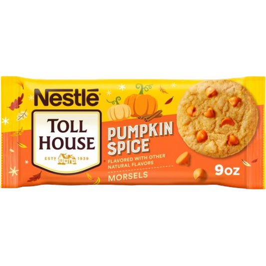 Nestle Toll House Pumpkin Spice Regular Baking Chips Morsels, 9 oz